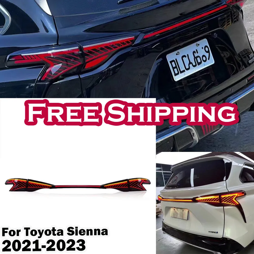 Car Tail Lamp Assembly For Toyota Sienna 2021-2023 Upgrade Modified to NEW Sienna Dynamic Turn Signal Car LED Taillight Assembly
Car Tail Lamp Assembly For Toyota Sienna 2021-2023 Upgrade Modified to NEW Sienna Dynamic Turn Signal Car LED Taillight Assembly