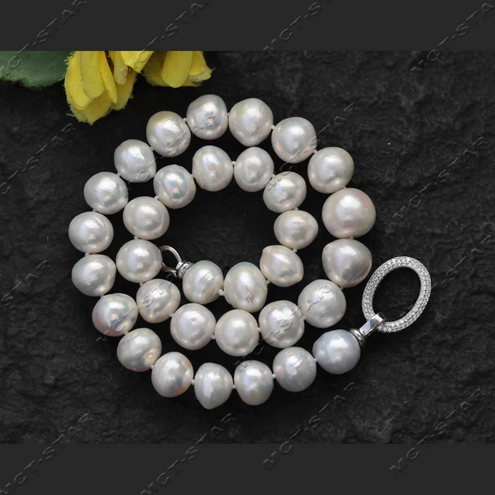 Z14436 Very Big 18'' 16mm White Rondelle Round KESHI Edison Pearl Necklace CZ
Z14436 Very Big 18'' 16mm White Rondelle Round KESHI Edison Pearl Necklace CZ