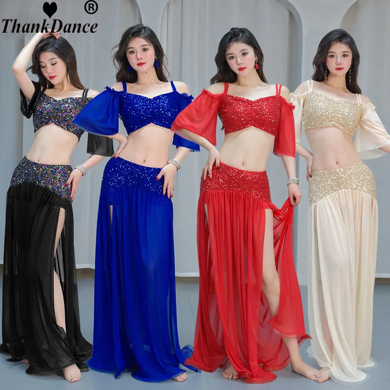 Belly Dance Costume for Women Short Sleeves Top+long Skirt 2pcs Adult Oriental Performance Costume Belly Dancing Practice Set
Belly Dance Costume for Women Short Sleeves Top+long Skirt 2pcs Adult Oriental Performance Costume Belly Dancing Practice Set