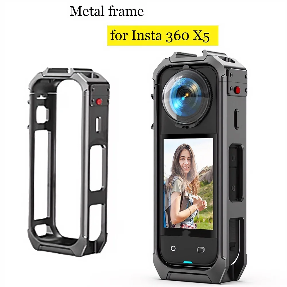 Aluminum Alloy Protective Cage for Insta360 X5 Expansion Protector Rabbit Cage Metal Frame for Insta360 X5 Panoramic Camera Part
Aluminum Alloy Protective Cage for Insta360 X5 Expansion Protector Rabbit Cage Metal Frame for Insta360 X5 Panoramic Camera Part