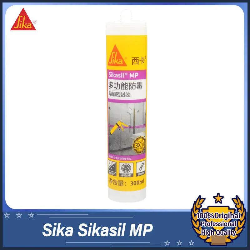 Sika Sikasil MP 300ml Multifunctional Mold and Mildew Resistant Silicone Sealant
Sika Sikasil MP 300ml Multifunctional Mold and Mildew Resistant Silicone Sealant