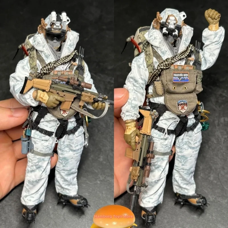 HASUKI SA03 1/12 Scale Black Action Series Snow Mountain Ghost Male Soldier Action Figure Model Full Set for Collectible Toys
HASUKI SA03 1/12 Scale Black Action Series Snow Mountain Ghost Male Soldier Action Figure Model Full Set for Collectible Toys