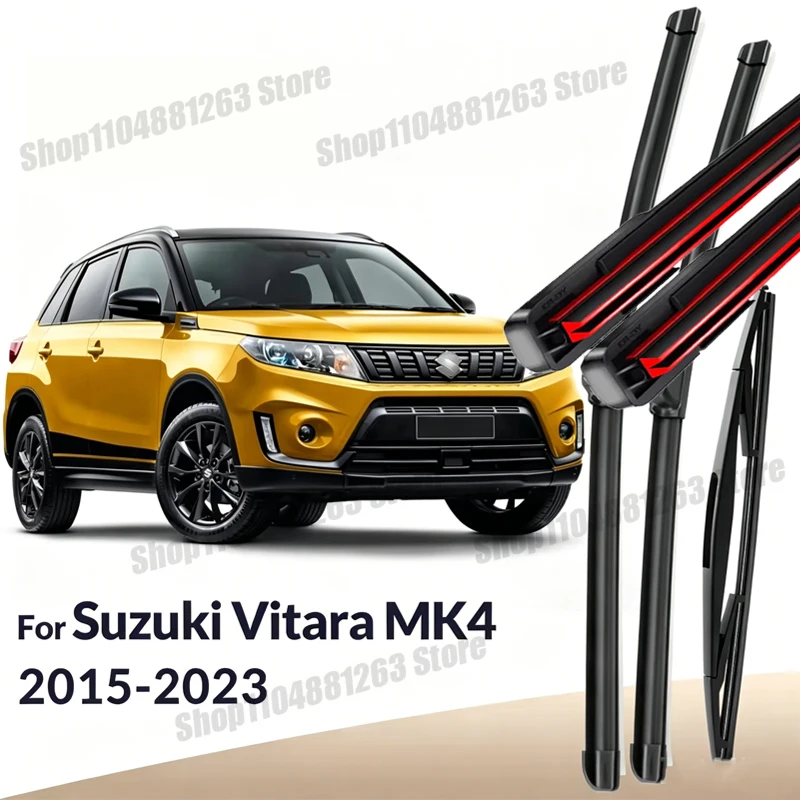 Front & Rear Wiper Blades For Suzuki Vitara MK4 2015-2023 2016 2017 2018 Wiper Windshield Windscreen Window Brushes 24"+16"+10"
Front & Rear Wiper Blades For Suzuki Vitara MK4 2015-2023 2016 2017 2018 Wiper Windshield Windscreen Window Brushes 24"+16"+10"
