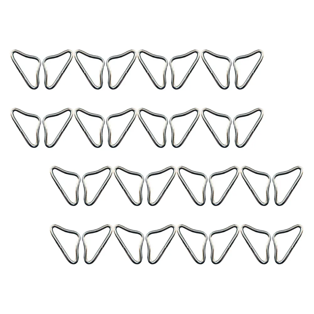 45 Pcs Trampoline Triangle Buckle Portable Rings Replacement Metal for Iron Compact Parts Child
45 Pcs Trampoline Triangle Buckle Portable Rings Replacement Metal for Iron Compact Parts Child