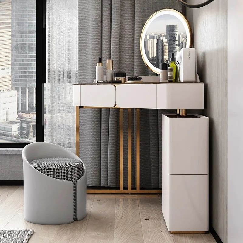 Bedroom Modern Simple Light Luxury Dresser Dressing Table Glass Desktop Storage Cabinet
Bedroom Modern Simple Light Luxury Dresser Dressing Table Glass Desktop Storage Cabinet