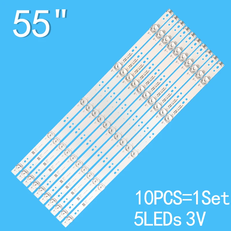 10PCS 540mm LED TV accessory for 55 "3V 5 lamp square lens JL. D55051330-105ES-V01D
10PCS 540mm LED TV accessory for 55 "3V 5 lamp square lens JL. D55051330-105ES-V01D