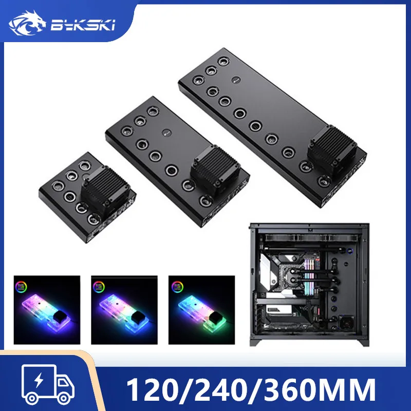 Bykski Waterway Distro Plate Case Waterway Slab Computer Water Cooler Custom Cooling System 120/240/360mm DDC Pump Kit
Bykski Waterway Distro Plate Case Waterway Slab Computer Water Cooler Custom Cooling System 120/240/360mm DDC Pump Kit