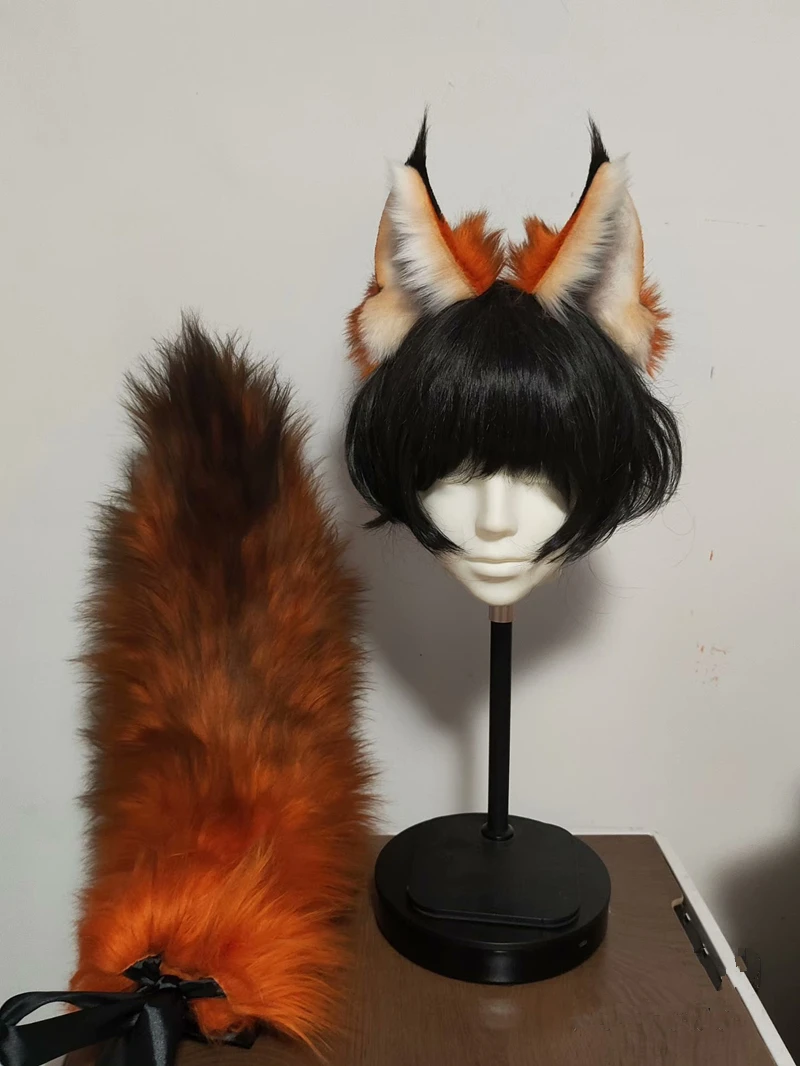 Customized Handmade Beast Wolf Fox Cat Animals Ears Headwear Hairhoop For Christmas Halloween Cosplay Party Anime Cosplay Prop
Customized Handmade Beast Wolf Fox Cat Animals Ears Headwear Hairhoop For Christmas Halloween Cosplay Party Anime Cosplay Prop