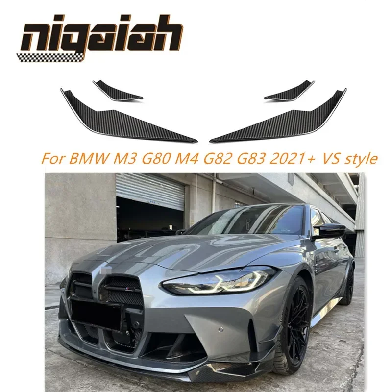 4pcs VS style Dry Carbon Fiber Car Styling Accessories Front Bumper For BMW G80 M3 G82 G83 M4 2021+
4pcs VS style Dry Carbon Fiber Car Styling Accessories Front Bumper For BMW G80 M3 G82 G83 M4 2021+
