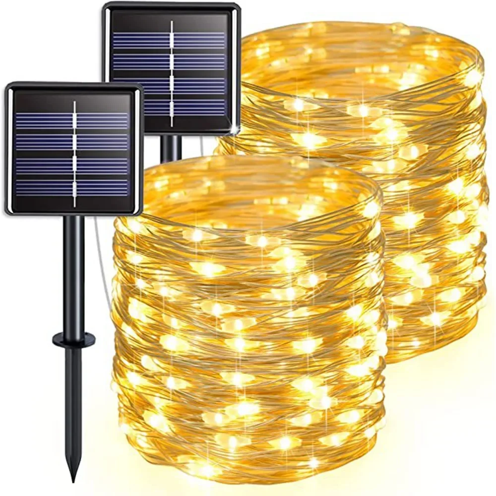 7M/12M/22M/32M 8 Modes Solar Fairy Lights LED Copper Wire Lights Xmas Lights Garden Decoration Garden Light Room Ramadan Decor
7M/12M/22M/32M 8 Modes Solar Fairy Lights LED Copper Wire Lights Xmas Lights Garden Decoration Garden Light Room Ramadan Decor