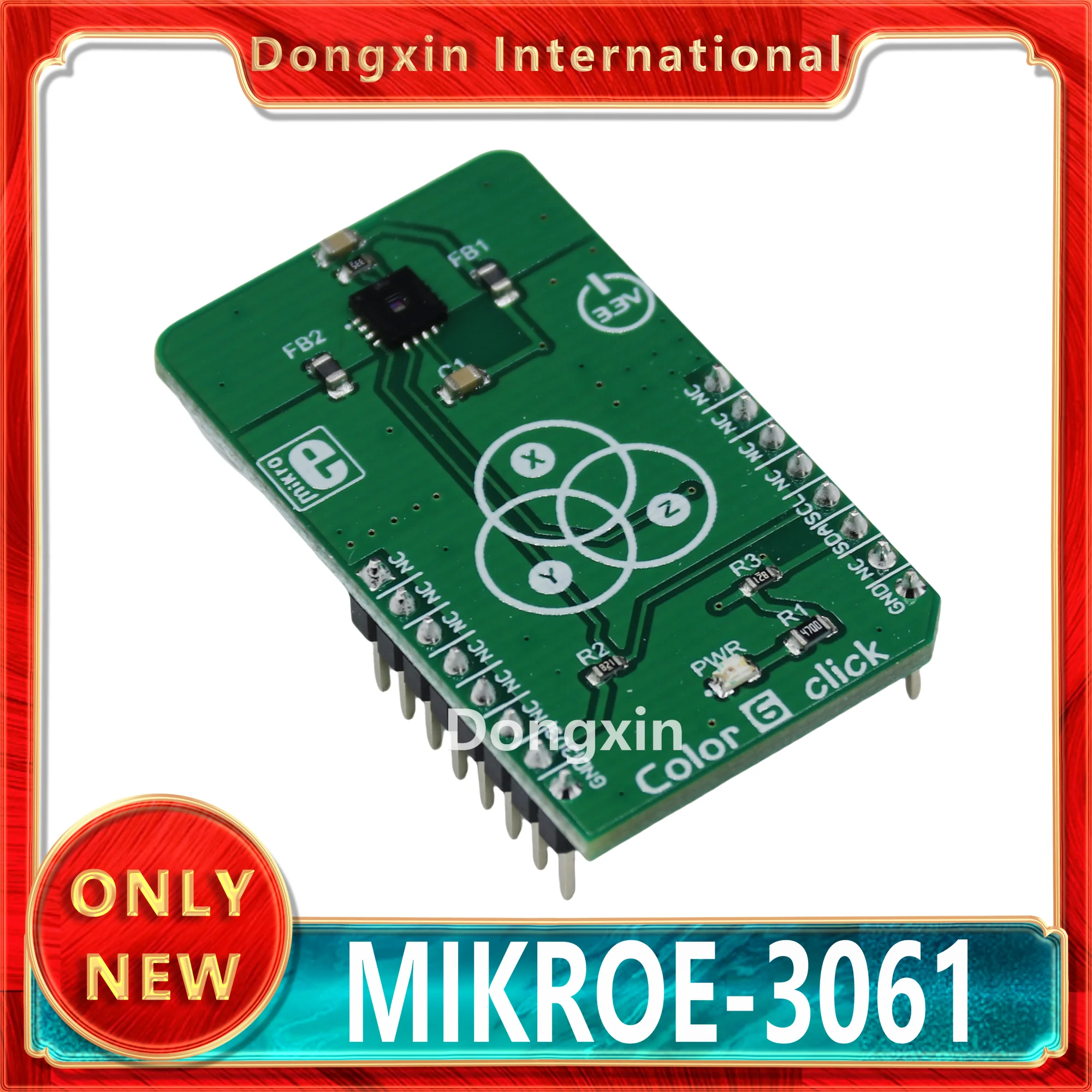 Original MIKROE-3061 COLOR 6 CLICK AS73211 Color Sensor Development Board
Original MIKROE-3061 COLOR 6 CLICK AS73211 Color Sensor Development Board