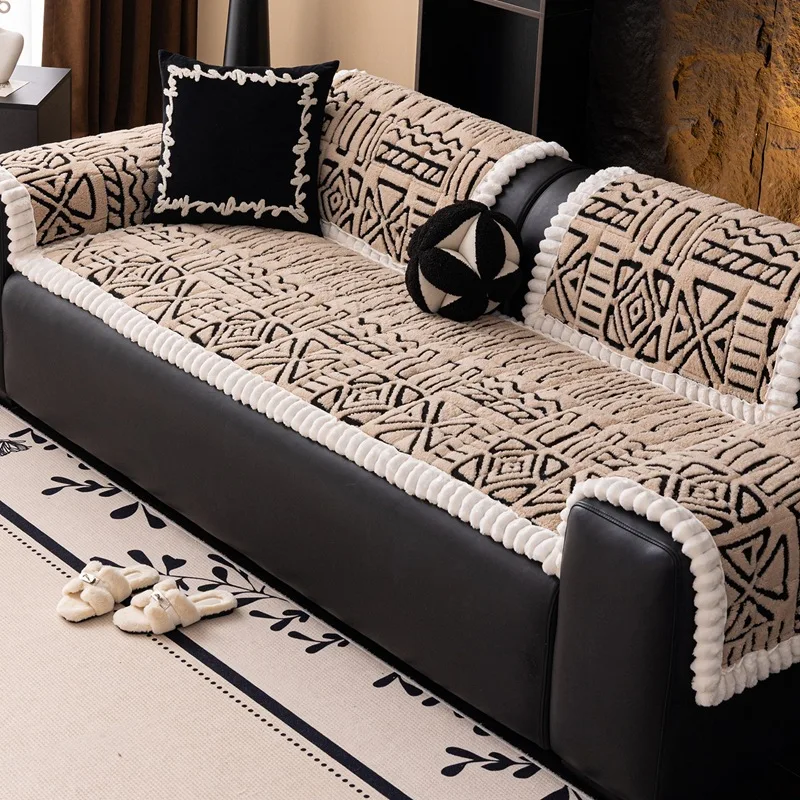 Bohemian Ultra Soft Geometric Sofa Cushion New Thickened Plush Anti Slip Corner Couch Covers Armless Dust Cover for Living Room
Bohemian Ultra Soft Geometric Sofa Cushion New Thickened Plush Anti Slip Corner Couch Covers Armless Dust Cover for Living Room