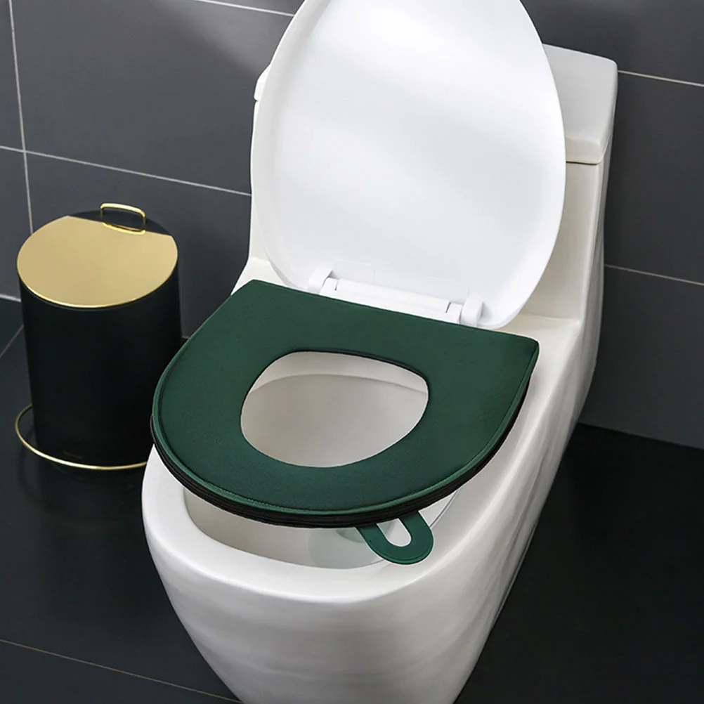 1Pcs Universal Waterproof Toilet Seat Mat Dark Green Zipper Soft Warm Closestool Cushion Bathroom Seat Cover Home Toilet Mat 
1Pcs Universal Waterproof Toilet Seat Mat Dark Green Zipper Soft Warm Closestool Cushion Bathroom Seat Cover Home Toilet Mat