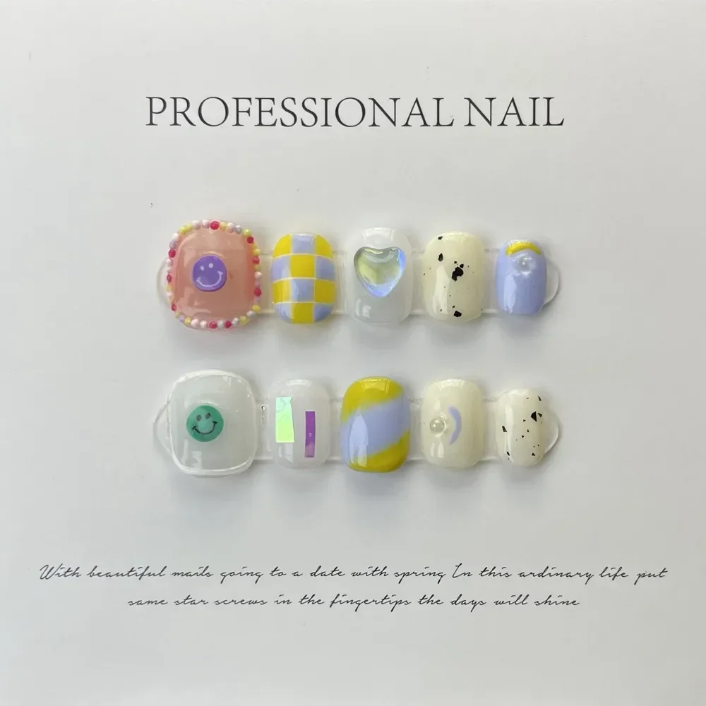 Милый короткий набор для ногтей ручной работы, 3D многоразовые клейкие накладные ногти с клеем, японский искусственный клей для ногтей для девочек
Милый короткий набор для ногтей ручной работы, 3D многоразовые клейкие накладные ногти с клеем, японский искусственный клей для ногтей для девочек