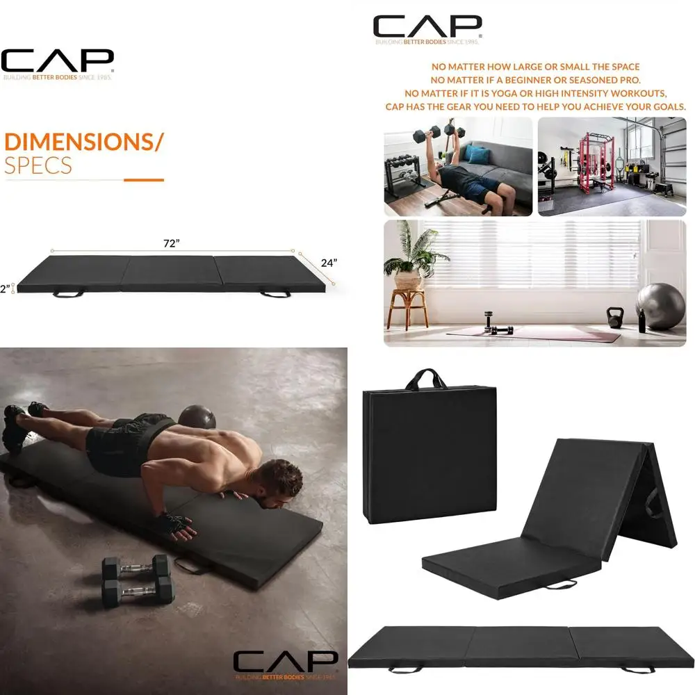 Versatile Foldable Tear-Resistant Exercise Mat for Fitness, Gymnastics, and Balance Training in Multiple Colors
Versatile Foldable Tear-Resistant Exercise Mat for Fitness, Gymnastics, and Balance Training in Multiple Colors