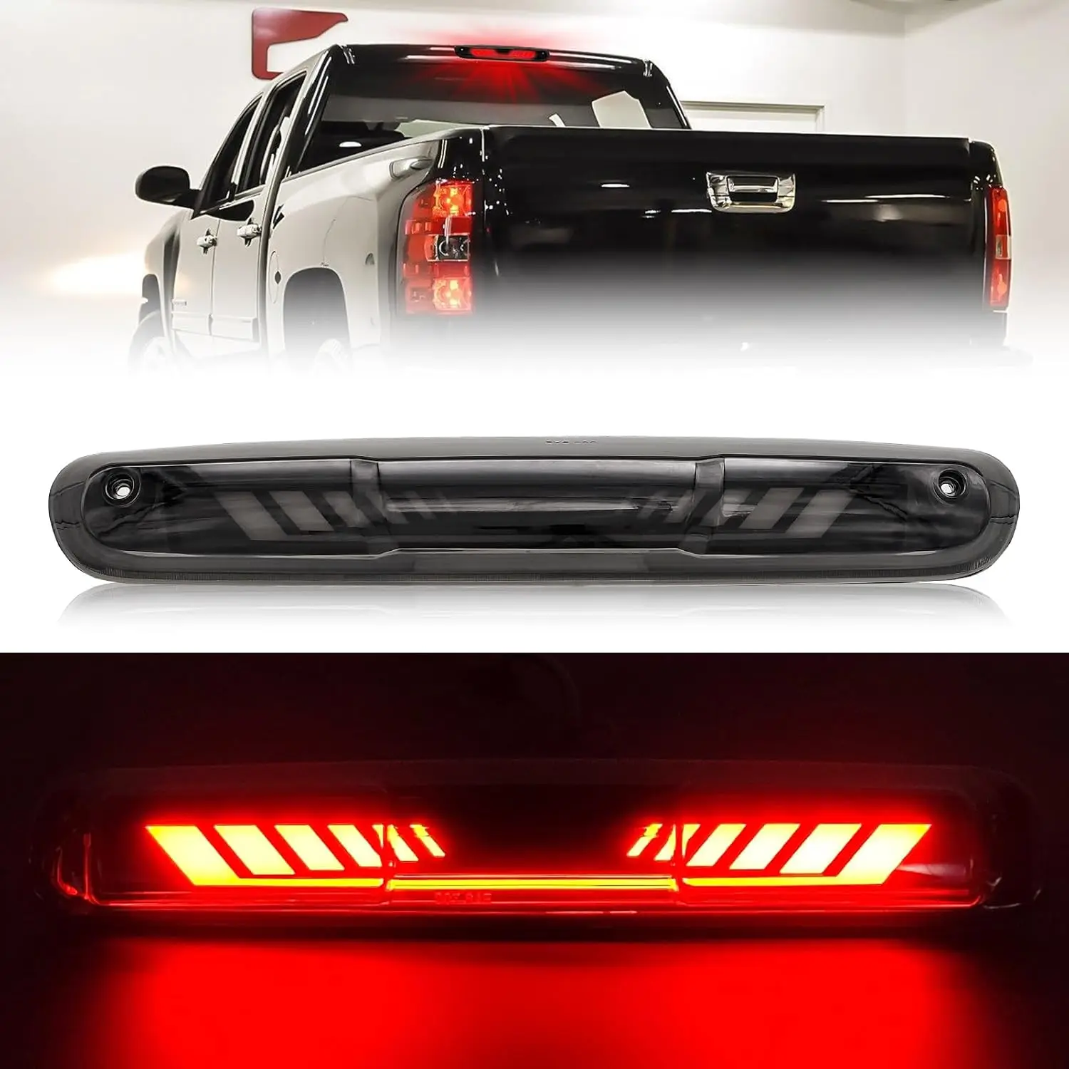 Sequential LED 3rd Brake Light for 2007-2013 Chevy Silverado/GMC Sierra 1500-3500 & 2014 Classic
Sequential LED 3rd Brake Light for 2007-2013 Chevy Silverado/GMC Sierra 1500-3500 & 2014 Classic