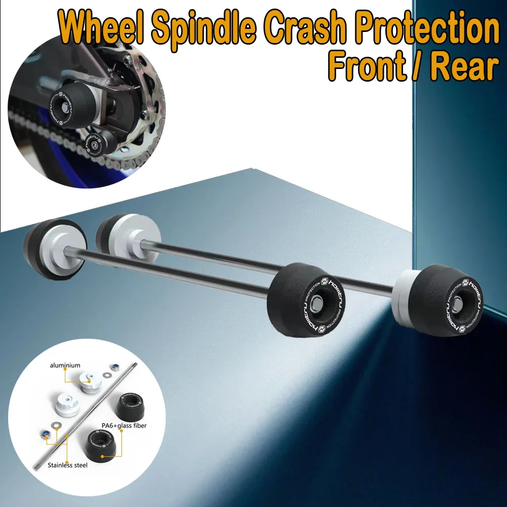 Front Rear wheel Spindle Crash Protection For Suzuki V-Strom 1000 XT GTA X GTA / V-Strom 1050 XT / 2014-2023
Front Rear wheel Spindle Crash Protection For Suzuki V-Strom 1000 XT GTA X GTA / V-Strom 1050 XT / 2014-2023