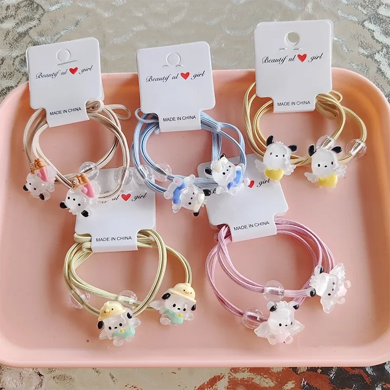 Sanrio Pochacco кольцо для волос милые аниме мультяшные аксессуары для волос для девочек модная высокоэластичная веревка для волос женский держатель для хвоста подарки
Sanrio Pochacco кольцо для волос милые аниме мультяшные аксессуары для волос для девочек модная высокоэластичная веревка для волос женский держатель для хвоста подарки