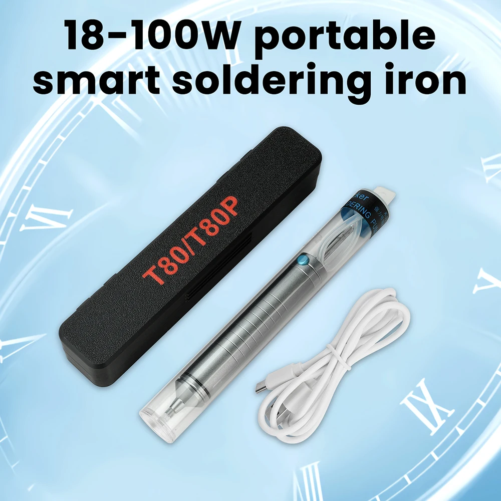 DC 9-20V 18-100W Adjustable Temperature Soldering Iron Welding Solder Rework Station PD 100W Repair Tool 
DC 9-20V 18-100W Adjustable Temperature Soldering Iron Welding Solder Rework Station PD 100W Repair Tool