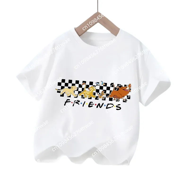 Disney series "The Lion King" cartoon print summer boys' sportswear casual top children's short-sleeved T-shirt shirt
Disney series "The Lion King" cartoon print summer boys' sportswear casual top children's short-sleeved T-shirt shirt
