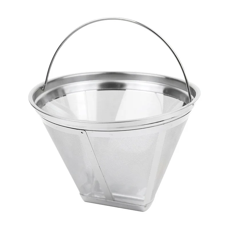 Coffee filter stainless steel single-layer tea maker free paper American coffee machine accessories
Coffee filter stainless steel single-layer tea maker free paper American coffee machine accessories