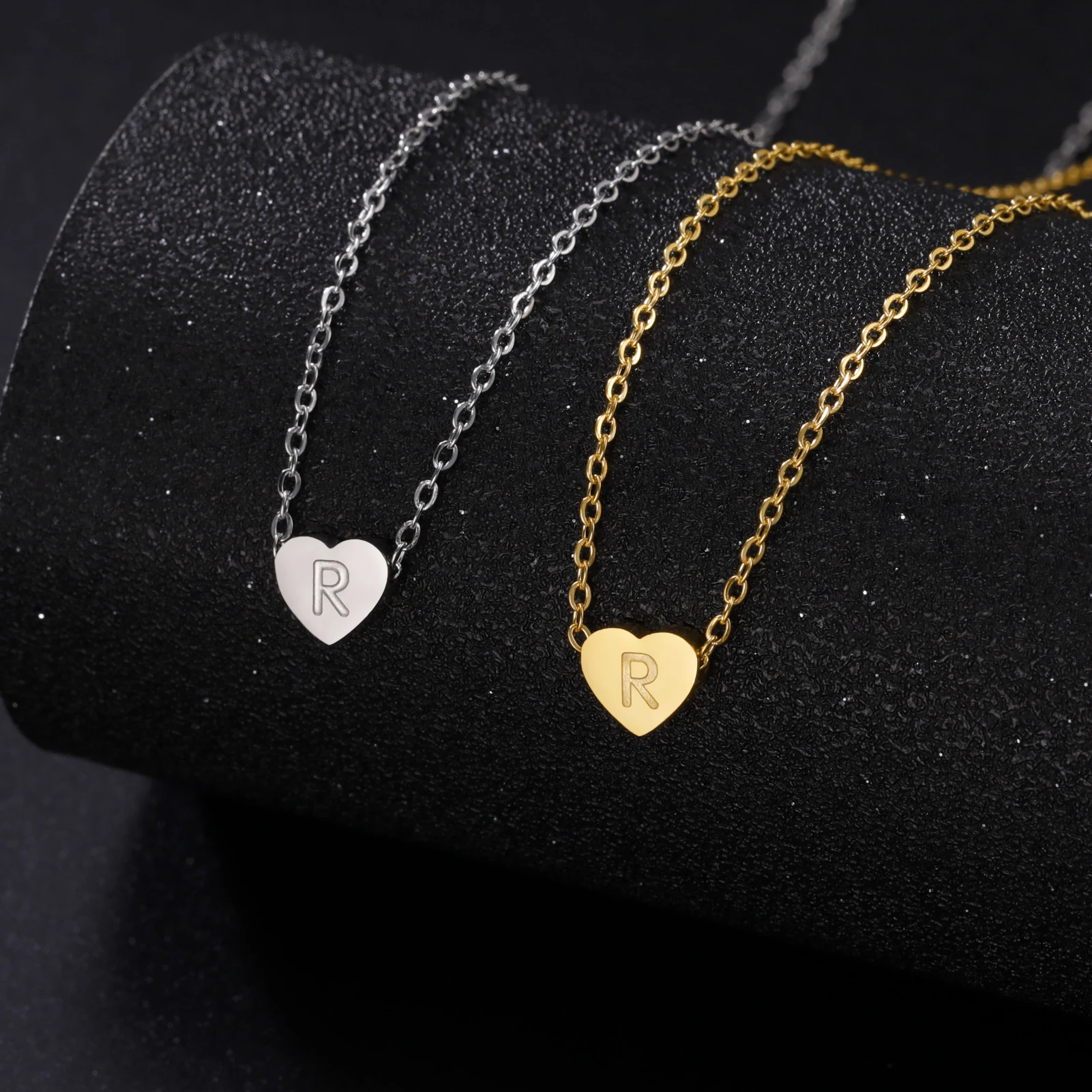 Lemegeton Love Heart Necklace Women Men Stainless Steel Jewelry A-Z 26 Letters Name Initials Pendant Couple Trend New Year Gifts
Lemegeton Love Heart Necklace Women Men Stainless Steel Jewelry A-Z 26 Letters Name Initials Pendant Couple Trend New Year Gifts