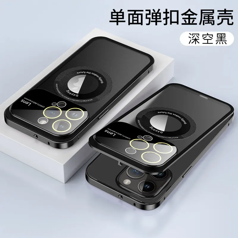 Чехол для iPhone 14 Pro Max с металлическим бампером и прозрачной задней крышкой из закаленного стекла, жесткий чехол для телефона Apple Iphone 14 Pro Max A2894
Чехол для iPhone 14 Pro Max с металлическим бампером и прозрачной задней крышкой из закаленного стекла, жесткий чехол для телефона Apple Iphone 14 Pro Max A2894
