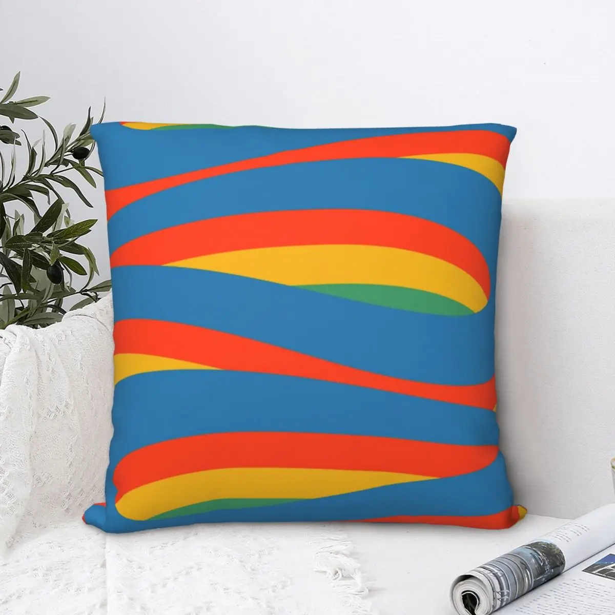 Pop Swirl Wavy Abstract Line Pattern Square Pillowcase Polyester Pillow Cover Velvet Cushion Zip Decorative Comfort Throw Pillow
Pop Swirl Wavy Abstract Line Pattern Square Pillowcase Polyester Pillow Cover Velvet Cushion Zip Decorative Comfort Throw Pillow