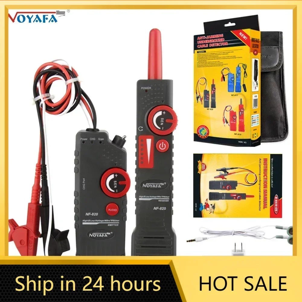 noyafa NF-820 RJ45 RJ11 BNC Network Cable tester High Low Voltage Cable Underground Cable Finder Anti-Interference Wire Tracker
noyafa NF-820 RJ45 RJ11 BNC Network Cable tester High Low Voltage Cable Underground Cable Finder Anti-Interference Wire Tracker