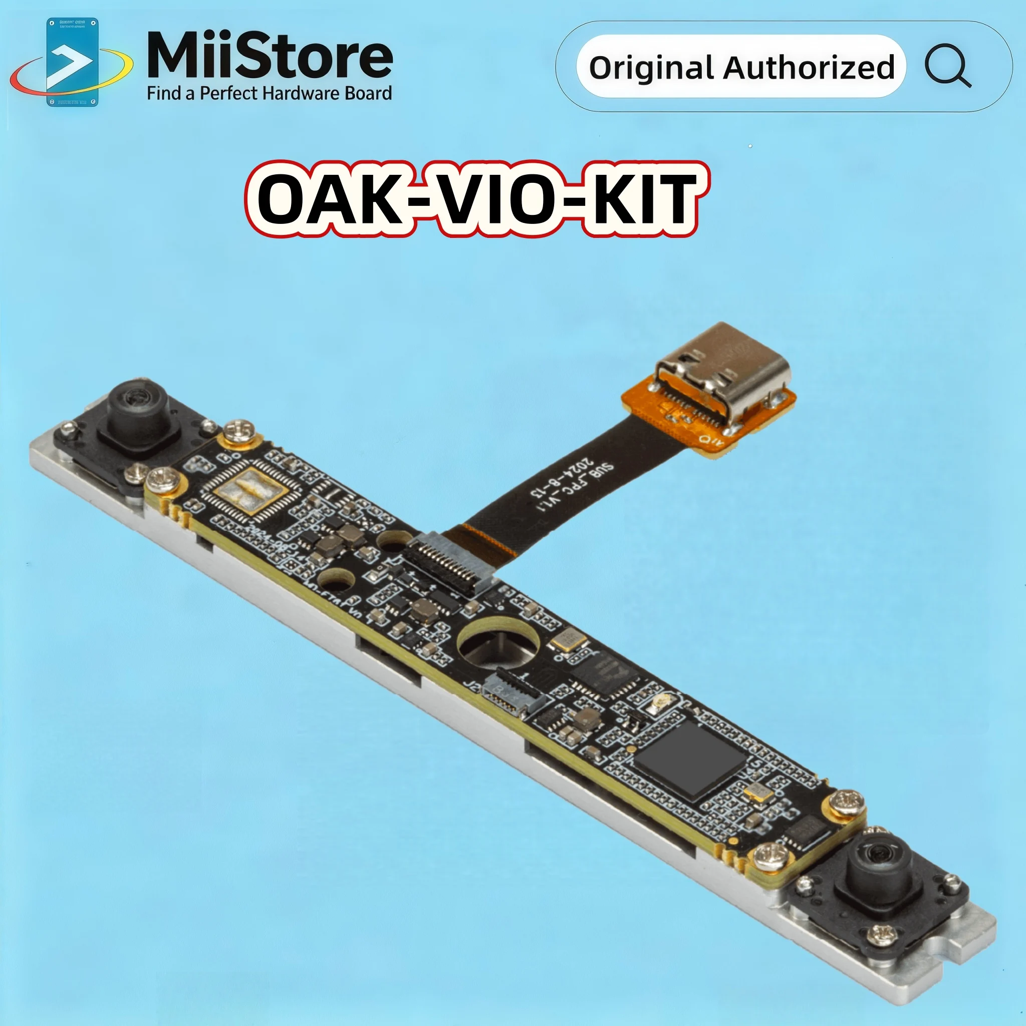 OAK-VIO-KIT Binocular Visual Odometry Camera 6DoF VSLAM IMU Trajectory Positioning Module ROS1 ROS2 Vision Localization Kit
OAK-VIO-KIT Binocular Visual Odometry Camera 6DoF VSLAM IMU Trajectory Positioning Module ROS1 ROS2 Vision Localization Kit