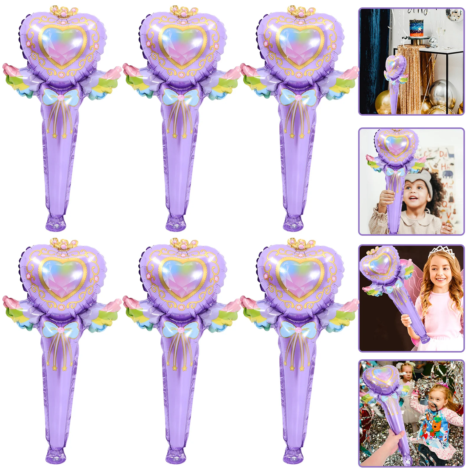 50 Pcs Inflatable Fairy Wand Balloons Decorative Cartoon Party Foil Aluminum Bride Modeling Shaped
50 Pcs Inflatable Fairy Wand Balloons Decorative Cartoon Party Foil Aluminum Bride Modeling Shaped