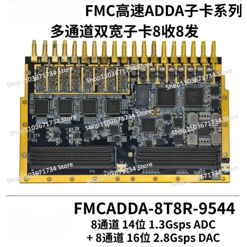 Acquisition of Digital, Analog and Digital FMC Dual-width Sub-card 8 To Receive 8 To Send 1.3G ADC + 2.8G DAC HPC Sub-card
Acquisition of Digital, Analog and Digital FMC Dual-width Sub-card 8 To Receive 8 To Send 1.3G ADC + 2.8G DAC HPC Sub-card