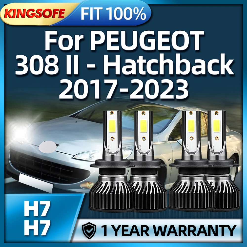 4Pcs Car Light LED Headlight H7 Bulb 30000LM 6000K For PEUGEOT 308 II Hatchback 2017 2018 2019 2020 2021 2022 2023
4Pcs Car Light LED Headlight H7 Bulb 30000LM 6000K For PEUGEOT 308 II Hatchback 2017 2018 2019 2020 2021 2022 2023