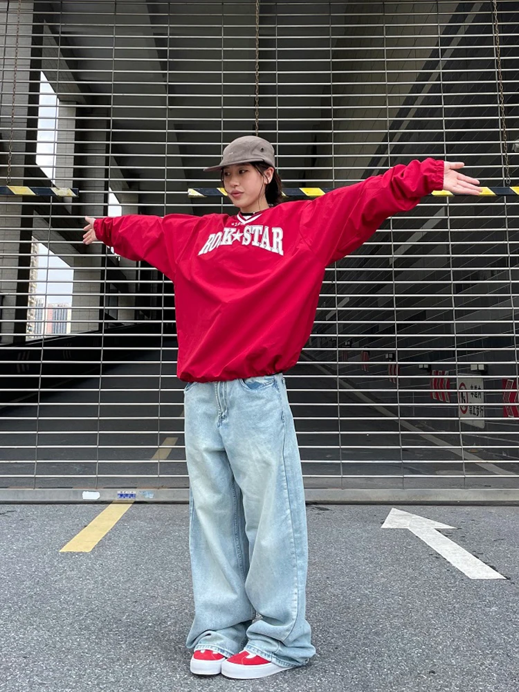 Прямые джинсы с завышенной талией, повседневные свободные длинные брюки для женщин, винтажные американские свободные широкие брюки
Прямые джинсы с завышенной талией, повседневные свободные длинные брюки для женщин, винтажные американские свободные широкие брюки