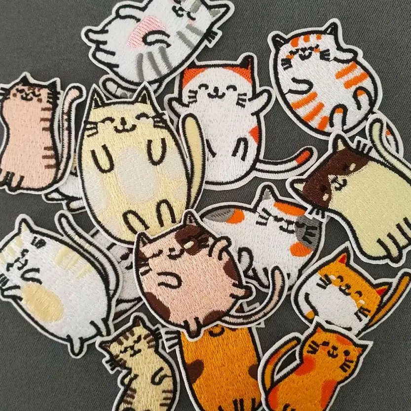 15Pcs Cartoon Cat Series Iron on Adhesive Embroidered Patches For Sew child Clothes Hat DIY Jeans Sticker Sew T-shirt Applique
15Pcs Cartoon Cat Series Iron on Adhesive Embroidered Patches For Sew child Clothes Hat DIY Jeans Sticker Sew T-shirt Applique
