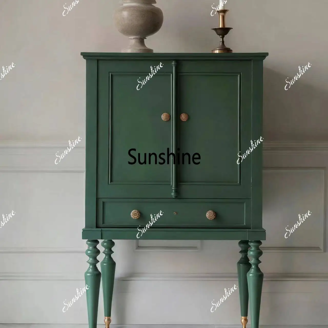 French retro solid wood dining side cabinet double door locker living room medieval decorative cabinet
French retro solid wood dining side cabinet double door locker living room medieval decorative cabinet
