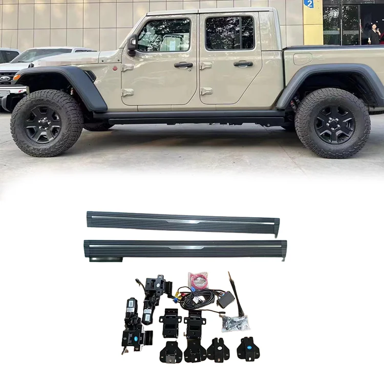 Car Offroad 4x4 Auto Accessories 4 Door Electric Side Step for jeep Gladiator JT
Car Offroad 4x4 Auto Accessories 4 Door Electric Side Step for jeep Gladiator JT