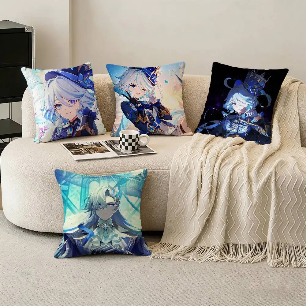 Furina Linnea Neuvillette Genshin Impact Pillow Case for Sofa Living Room Home office Decor Protective Cover
Furina Linnea Neuvillette Genshin Impact Pillow Case for Sofa Living Room Home office Decor Protective Cover