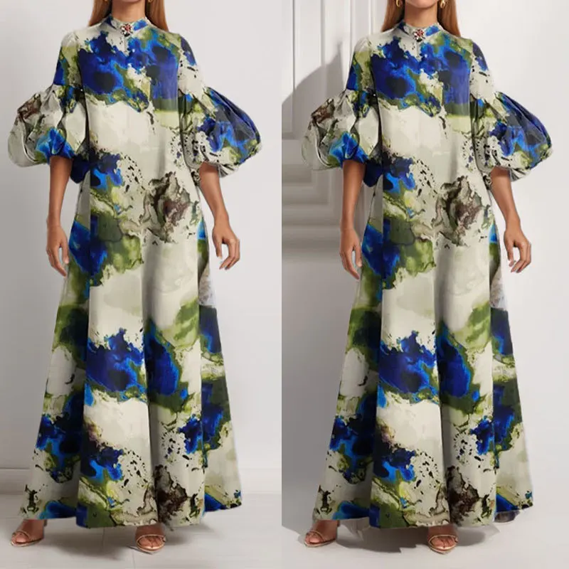 2025 New Women's Clothing Loose Temperament Printed Painted Long Large Swing Puff Sleeve Dress C001
2025 New Women's Clothing Loose Temperament Printed Painted Long Large Swing Puff Sleeve Dress C001