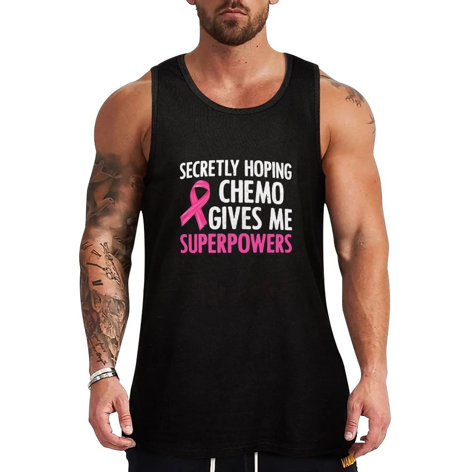Breast Cancer Secretly Hoping Chemo Gives Me Superpowers Tank Top Outdoor Work Tank Top Rugged Sleeveless Wear
Breast Cancer Secretly Hoping Chemo Gives Me Superpowers Tank Top Outdoor Work Tank Top Rugged Sleeveless Wear