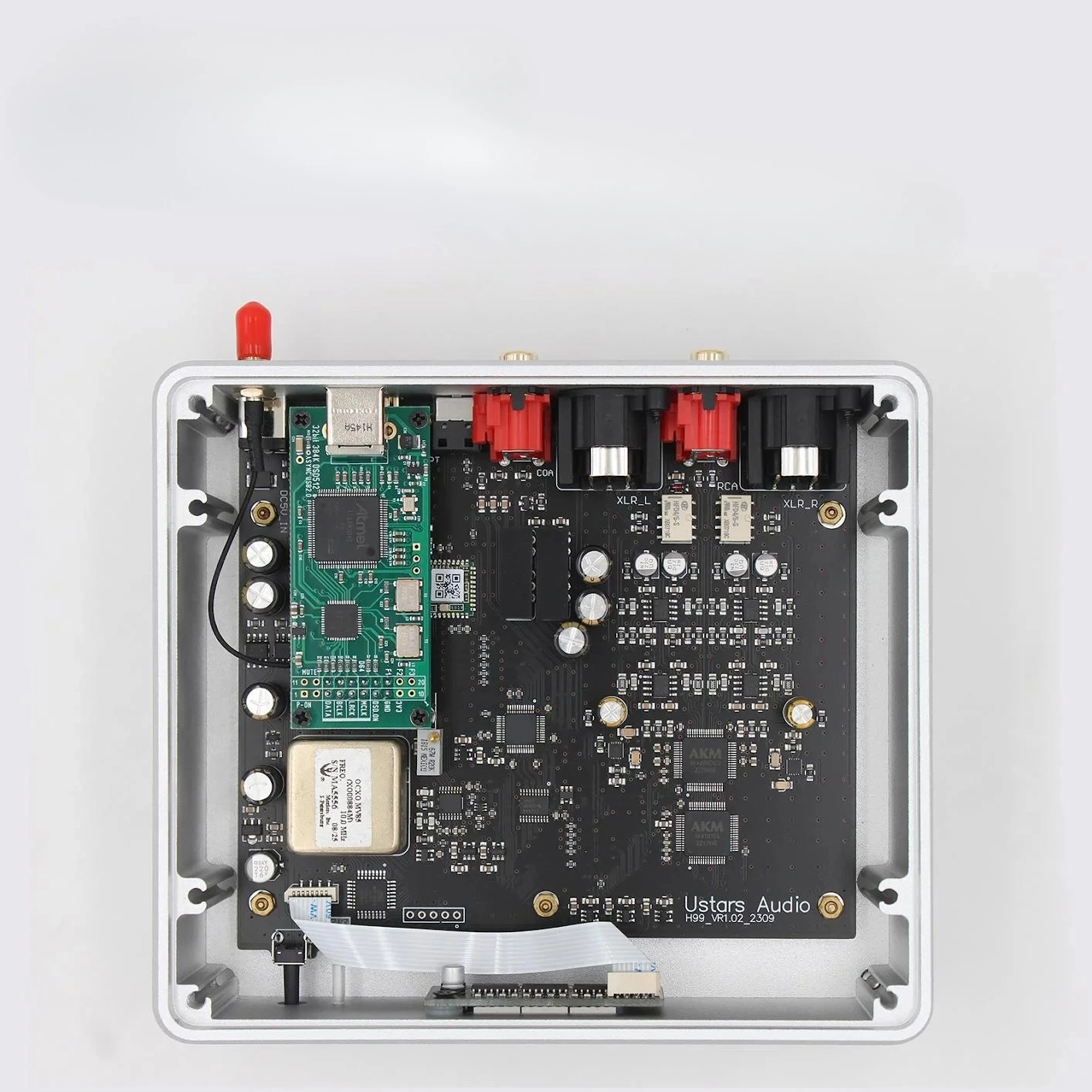H99 flagship AK4499EX fully balanced Hifi Bluetooth DAC decoder OCXO constant temperature crystal oscillator
H99 flagship AK4499EX fully balanced Hifi Bluetooth DAC decoder OCXO constant temperature crystal oscillator