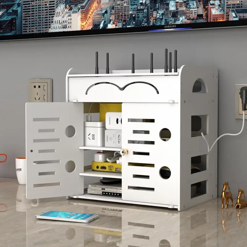 Wireless Network Router Storage Box Oil Leak Detector Placement Holder PVC Material Living Room Suitable Organizer Accessory
Wireless Network Router Storage Box Oil Leak Detector Placement Holder PVC Material Living Room Suitable Organizer Accessory