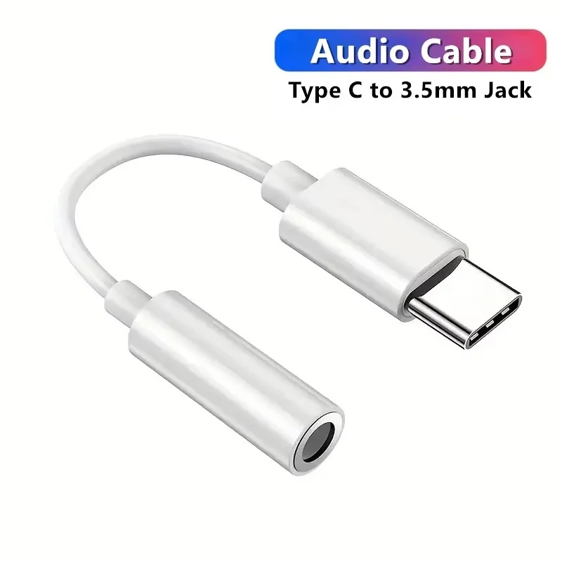 USB Type C To 3.5mm Jack Earphones Adapter USB-C to 3.5mm Audio Cable Converter 3.5mm to Type C Adapter For iPhone Huawei Xiaomi
USB Type C To 3.5mm Jack Earphones Adapter USB-C to 3.5mm Audio Cable Converter 3.5mm to Type C Adapter For iPhone Huawei Xiaomi