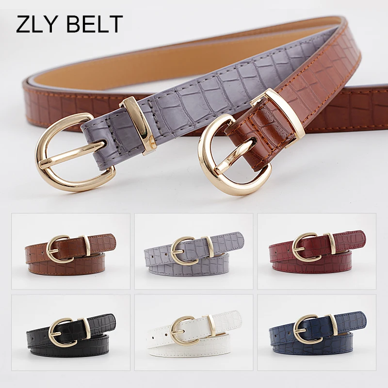 ZLY 2022 New Fashion Crocodile Skin Pattern Belt Women Men PU Leather Material Round Pin Buckle Casual Solid Jeans Style Belt
ZLY 2022 New Fashion Crocodile Skin Pattern Belt Women Men PU Leather Material Round Pin Buckle Casual Solid Jeans Style Belt