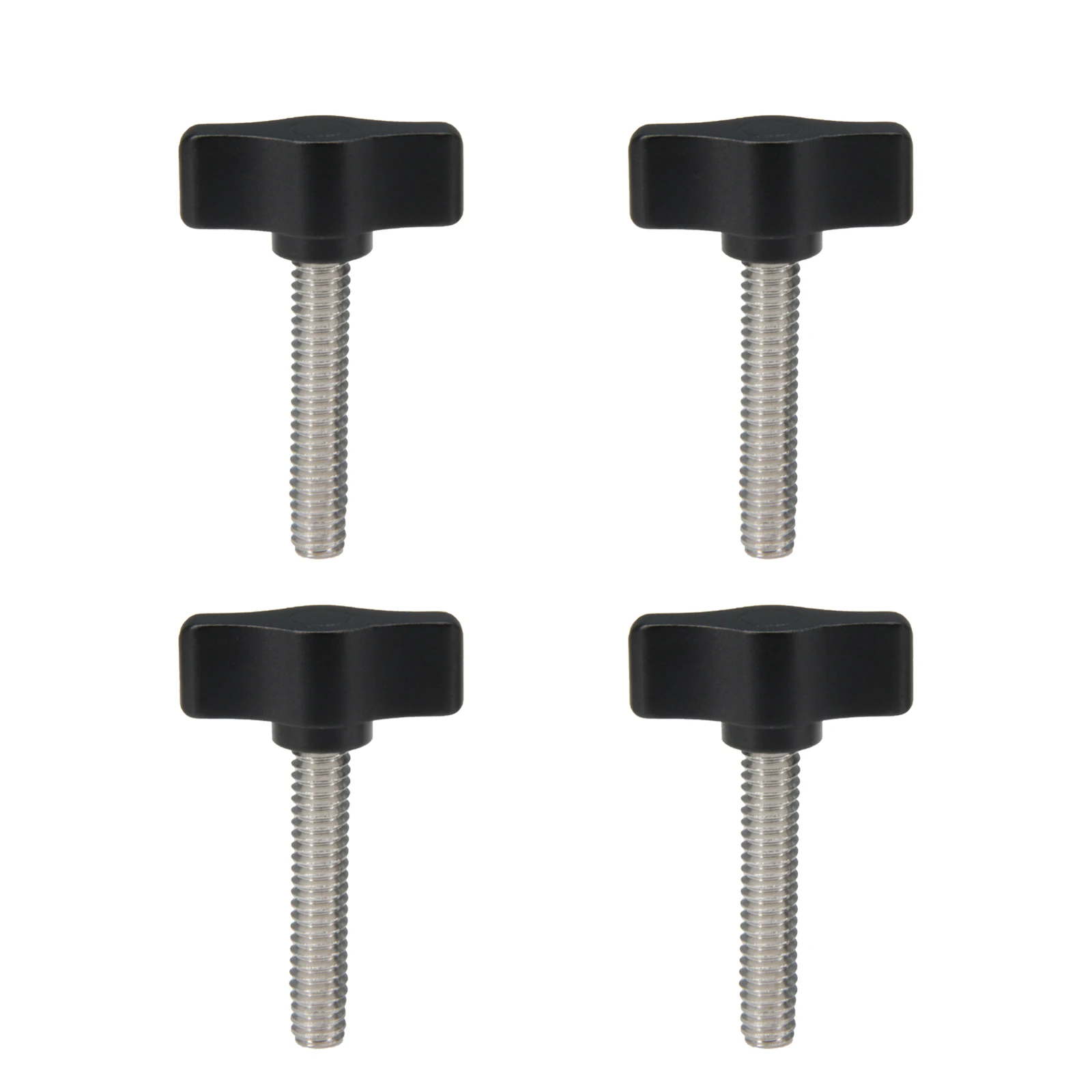 Befenybay 4 шт. 1/4 "-20x1-1/4" винт с большим пальцем стандартная нержавеющая сталь/Черная алюминиевая ручка с грубой резьбой
Befenybay 4 шт. 1/4 "-20x1-1/4" винт с большим пальцем стандартная нержавеющая сталь/Черная алюминиевая ручка с грубой резьбой