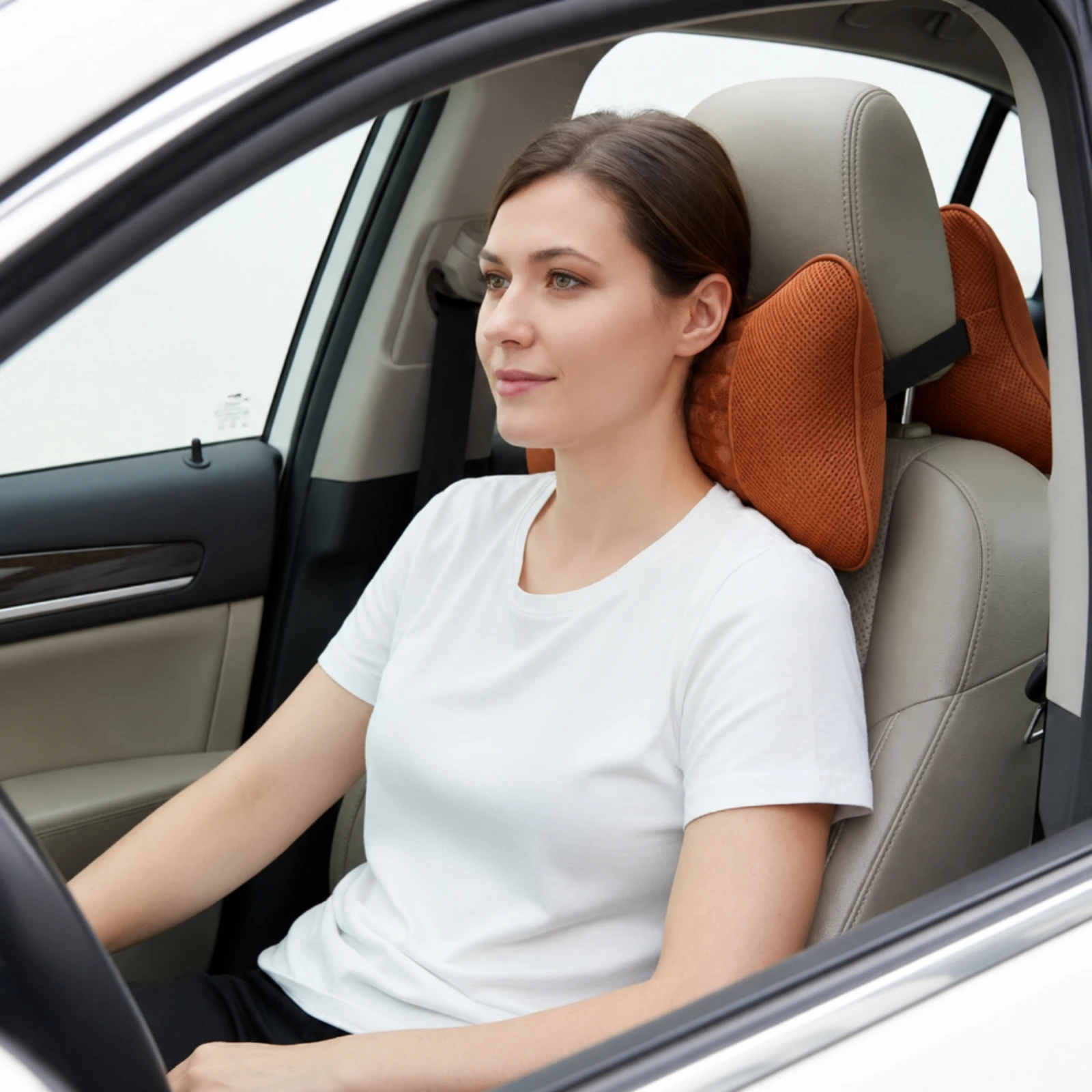 2 Pieces Car Seat Headrest Pillow Ergonomic Design Car Neck Pillow Vehicle Neck Backing Pillow Breathable Mesh for Motorists
2 Pieces Car Seat Headrest Pillow Ergonomic Design Car Neck Pillow Vehicle Neck Backing Pillow Breathable Mesh for Motorists