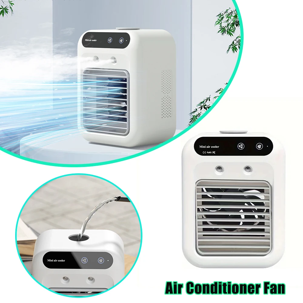 Mist Spray Quiet Desktop Cooling Fan Personal USB Evaporative Air Cooler Portable Small Air Conditioner Fan for Home Office
Mist Spray Quiet Desktop Cooling Fan Personal USB Evaporative Air Cooler Portable Small Air Conditioner Fan for Home Office