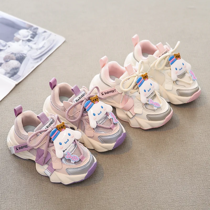 Спортивная обувь My Melody для девочек, весна-лето Sanrios Cinnamoroll, новая детская обувь для отдыха для девочек, кавайная мультяшная аниме-фигурка
Спортивная обувь My Melody для девочек, весна-лето Sanrios Cinnamoroll, новая детская обувь для отдыха для девочек, кавайная мультяшная аниме-фигурка