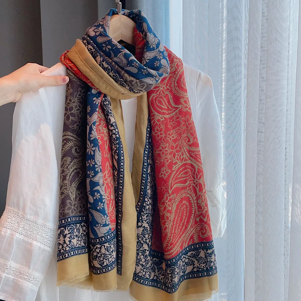 New Bohemian Cashmere Scarf - Soft Autumn and Winter Warmth Shawl, Travel Multicolor Outerwear Accessory
New Bohemian Cashmere Scarf - Soft Autumn and Winter Warmth Shawl, Travel Multicolor Outerwear Accessory