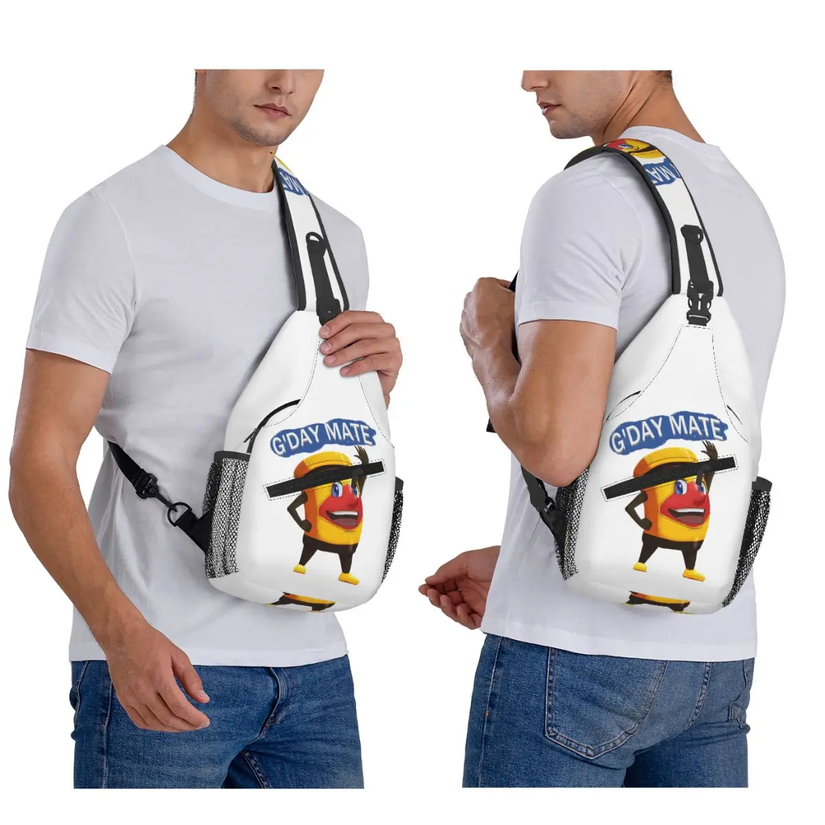 Australian Vegemite Happy Cartoon Chest Bag Men Sling Crossbody Backpack Chest Bag Traveling Hiking Daypack Shoulder Bag
Australian Vegemite Happy Cartoon Chest Bag Men Sling Crossbody Backpack Chest Bag Traveling Hiking Daypack Shoulder Bag